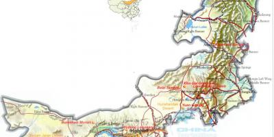 منغوليا الخارجية خريطة